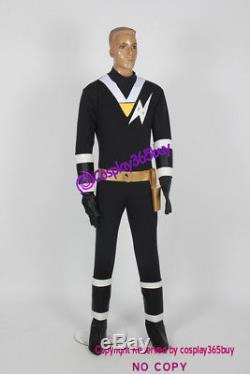 Power Rangers Jiraiya ninja black ranger Kaku ranger cosplay costume