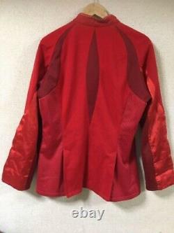 Power Rangers Jungle fury GEKIRANGER 2007 Costume Cosplay Red Size Adult L used