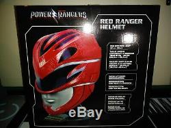 Power Rangers Legacy 2017 Movie Red Ranger Wearable Helmet Cosplay 11 Scale