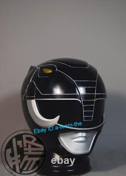 Power Rangers Legacy BLACK Ranger 1/1 Mighty Morphin Helmet Resin Cosplay Custom