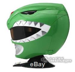 Power Rangers Legacy Cosplay Replica 1/1 Green Ranger Helmet 36cm BANDAI