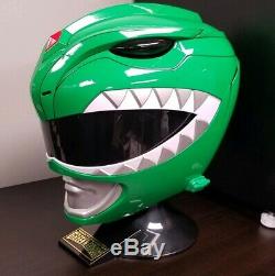 Power Rangers Legacy Green Ranger Helmet 11 Full Scale Cosplay