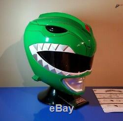 Power Rangers Legacy Green Ranger Helmet 11 Full Scale MMPR Cosplay Jason