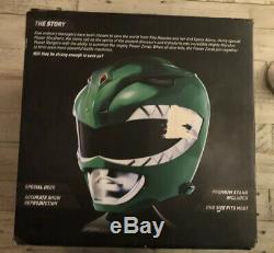 Power Rangers Legacy Green Ranger Helmet MMPR Cosplay Full Scale New