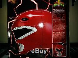 Power Rangers Legacy MMPR Mighty Morphin Red Ranger Wearable Helmet Cosplay 11