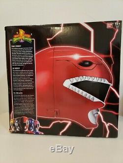 Power Rangers Legacy Red Ranger Helmet 11 Full Scale Cosplay BRAND NEW in Box