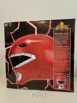 Power Rangers Legacy Red Ranger Helmet 11 Full Scale Cosplay BRAND NEW in Box