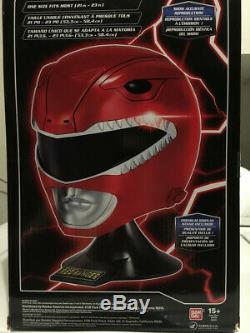 Power Rangers Legacy Red Ranger Helmet 11 Full Scale Cosplay MMPR Bandai Jason