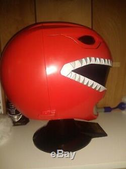 Power Rangers Legacy Red Ranger Helmet 11 Full Scale Cosplay Pre-owned Display