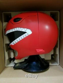 Power Rangers Legacy Red Ranger Helmet 11 Full Scale Cosplay Pre-owned Display
