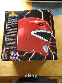 Power Rangers Legacy Red Ranger Helmet 11 Full Scale Cosplay With Box