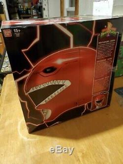 Power Rangers Legacy Red Ranger Helmet 11 Full Scale Cosplay With Box Brand New