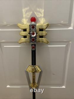 Power Rangers Legacy Zeo GOLDEN POWER STAFF PROP REPLICA COSPLAY Bandai