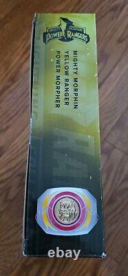 Power Rangers Lightning Collection Mighty Morphin Yellow Ranger Morpher NEW