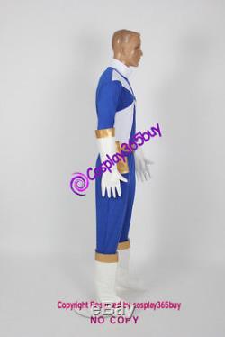 Power Rangers Lightspeed Rescue Blue Lightspeed Ranger Cosplay Costume