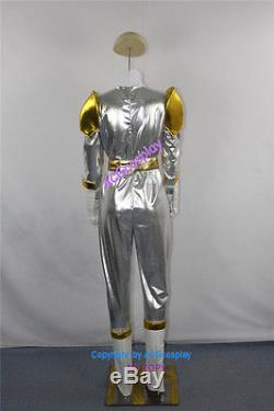 Power Rangers Lightspeed Rescue Titanium lightspeed Ranger Cosplay Costume