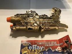 Power Rangers Limited Edition Gold Plated Dino Charge Morpher Cosplay Gun