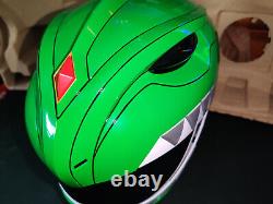 Power Rangers Mighty Morphin Green Ranger Helmet Cosplay Bandai Legacy