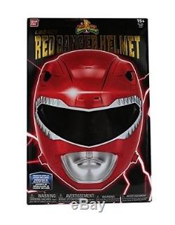Power Rangers Mighty Morphin Legacy Collection Red Ranger Helmet Replica Cosplay