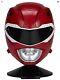 Power Rangers Mighty Morphin Legacy Ranger Helmet, Red Cosplay Wearable Costume