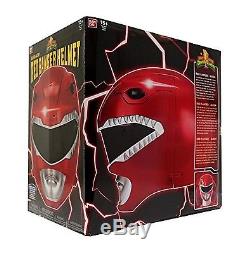 Power Rangers Mighty Morphin Legacy Ranger Helmet Red Cosplay Wearable Costume