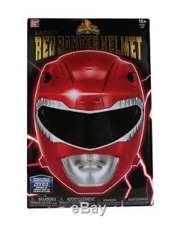 Power Rangers Mighty Morphin Legacy Ranger Helmet Red Toy Fun Game Cosplay