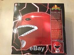 Power Rangers Mighty Morphin Legacy Red Ranger Helmet Cosplay Halloween NEW