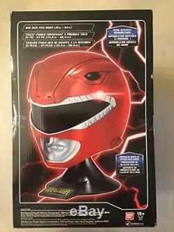 Power Rangers Mighty Morphin Legacy Red Ranger Helmet Cosplay Halloween NEW
