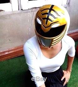 Power Rangers Mighty Morphin White Helmet Costume cosplay Figure Adult Hero New