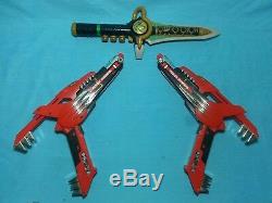 Power Rangers Mighty morphin Vintage weapons N dragon dagger flute cosplay RARE