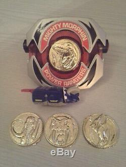 Power Rangers Morpher Mighty Morphin Bandai Cosplay Münze Coin + figur