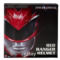 Power Rangers Movie Legacy Helmet Red Wearable Cosplay Highly Detailed Replica
