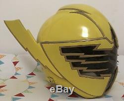 Power Rangers Mystic Force Legendary Yellow Ranger Magiranger Helmet Cosplay