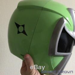 Power Rangers Ninja Steel Ninninger Green Movie Helmet Cosplay