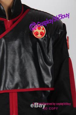 Power Rangers Ninja Storm Crimson Thunder Ranger Cosplay Costume incl. Pvc coins