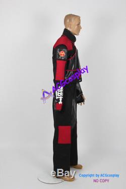 Power Rangers Ninja Storm Crimson Thunder Ranger Cosplay Costume include buckles