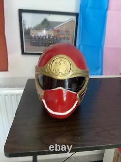 Power Rangers Ninja Storm Helmet Costume Cosplay Red Ranger Fan Made