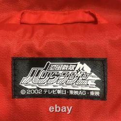 Power Rangers Ninja Storm Hurricaneger Red Jacket Cosplay L Size BANDAI Japan