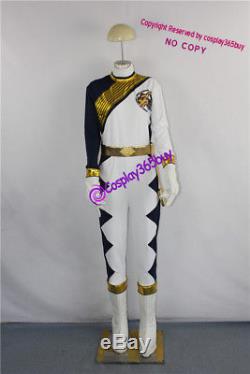 Power Rangers Ninja Storm Lunar Wolf Ranger Cosplay Costume incl. Boots covers