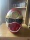 Power Rangers Ninja Strom Red Ranger Helmet Cosplay Custome Fan Made Prop