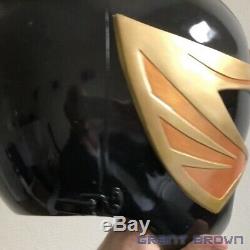 Power Rangers Ninja Thunder Storm Hurricanger Black Movie Helmet Cosplay
