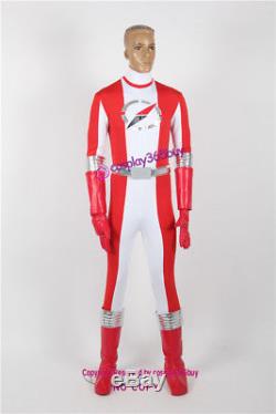 Power Rangers Operation Overdrive Red Overdrive Ranger Cosplay Costume w. Armor