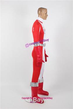 Power Rangers Operation Overdrive Red Overdrive Ranger Cosplay Costume w. Armor