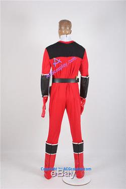 Power Rangers Quantum Ranger Cosplay Costume include belt buckle prop