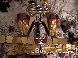 Power Rangers RPM Gold Go Onger Wings Complete Costume Jacket Cosplay Aniki