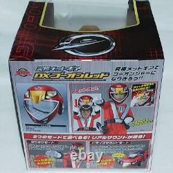 Power Rangers RPM Goonger DX Red Helmet Gear Mask Cosplay Kids BANDAI Japan Mint
