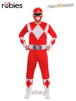 Power Rangers Red Deluxe Adult Costume Small Rubies