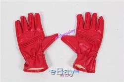 Power Rangers Red Ninjetti Ranger Cosplay Costume include gloves and coin prop