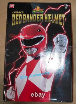 Power Rangers Red Ranger 1/1 Mighty Morphin Dino Helmet PVC Wearable Cosplay