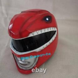 Power Rangers Red Ranger 1/1 Mighty Morphin Dino Helmet Resin Wearable Cosplay